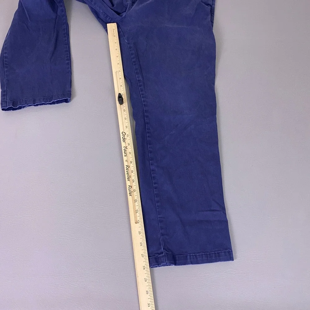 Banana Republic Pants Mens Size 38x30 (38x29) Blue Cotton Stretch Chino Straight